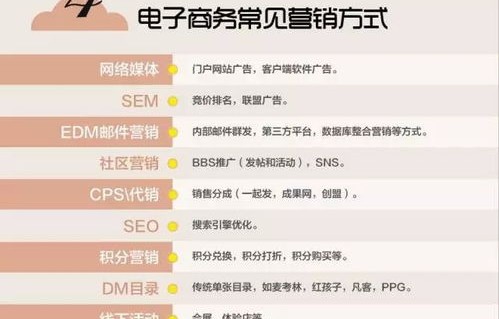 男士电子商务专业知识
